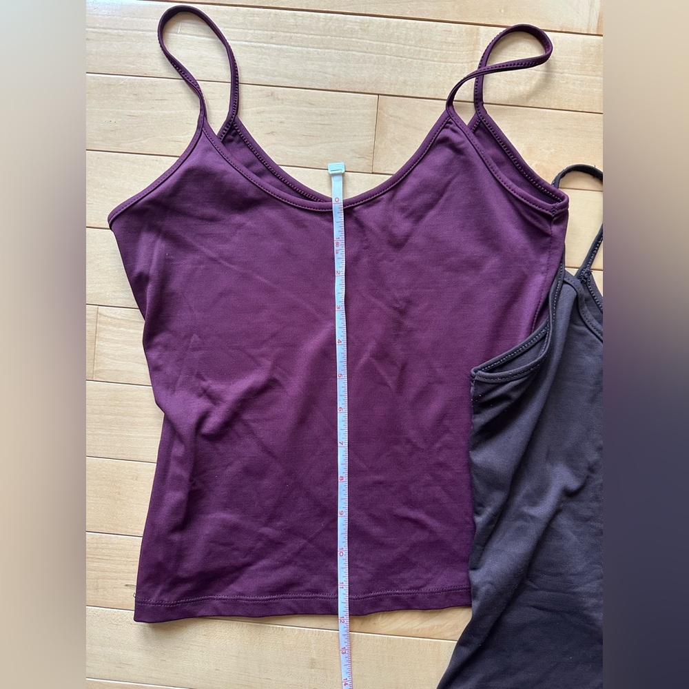 Zara Basic • VINTAGE spaghetti strap tanks • set … - image 11